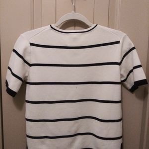 ZARA Black and White Tshirt Sweater